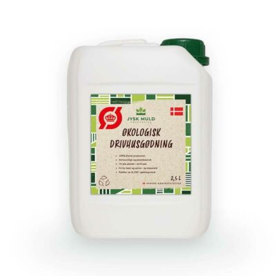 Økologisk drivhusgødning 2,5 liter - Havebixen